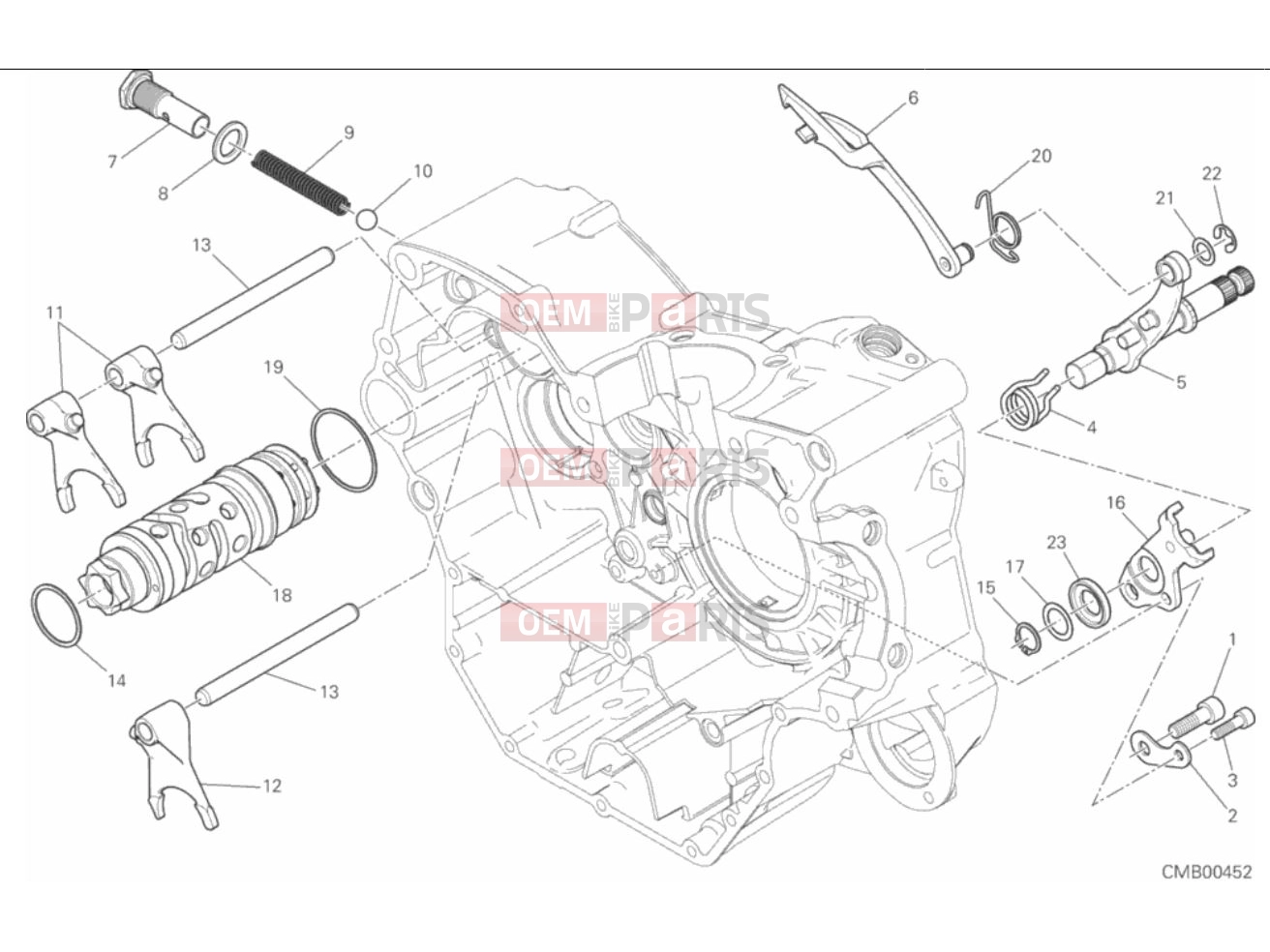 DUCATI 2017 Scrambler Cafe Racer SHIFT CAM - FORK