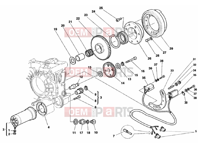 DUCATI 1998 900 SS Final Ed. GENERATOR - STARTING MOTOR » IGNITION SYSTEM