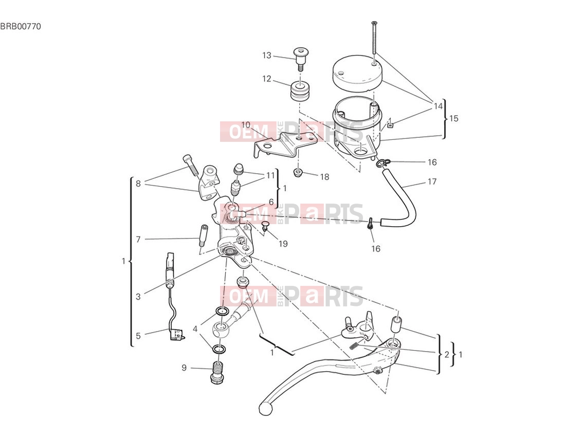 DUCATI 2022 Monster Front Brake Pump