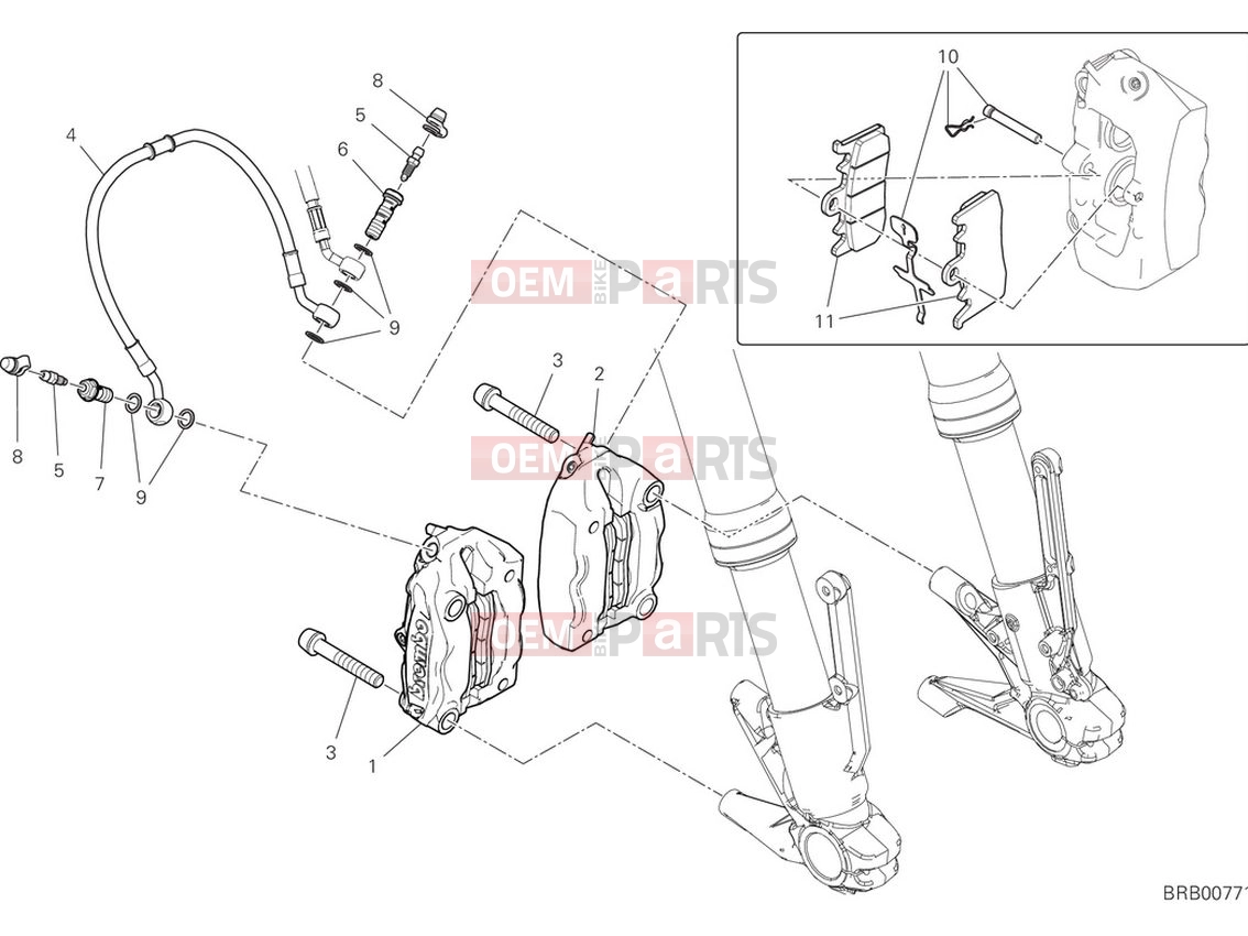 DUCATI 2022 Monster Front Brake System