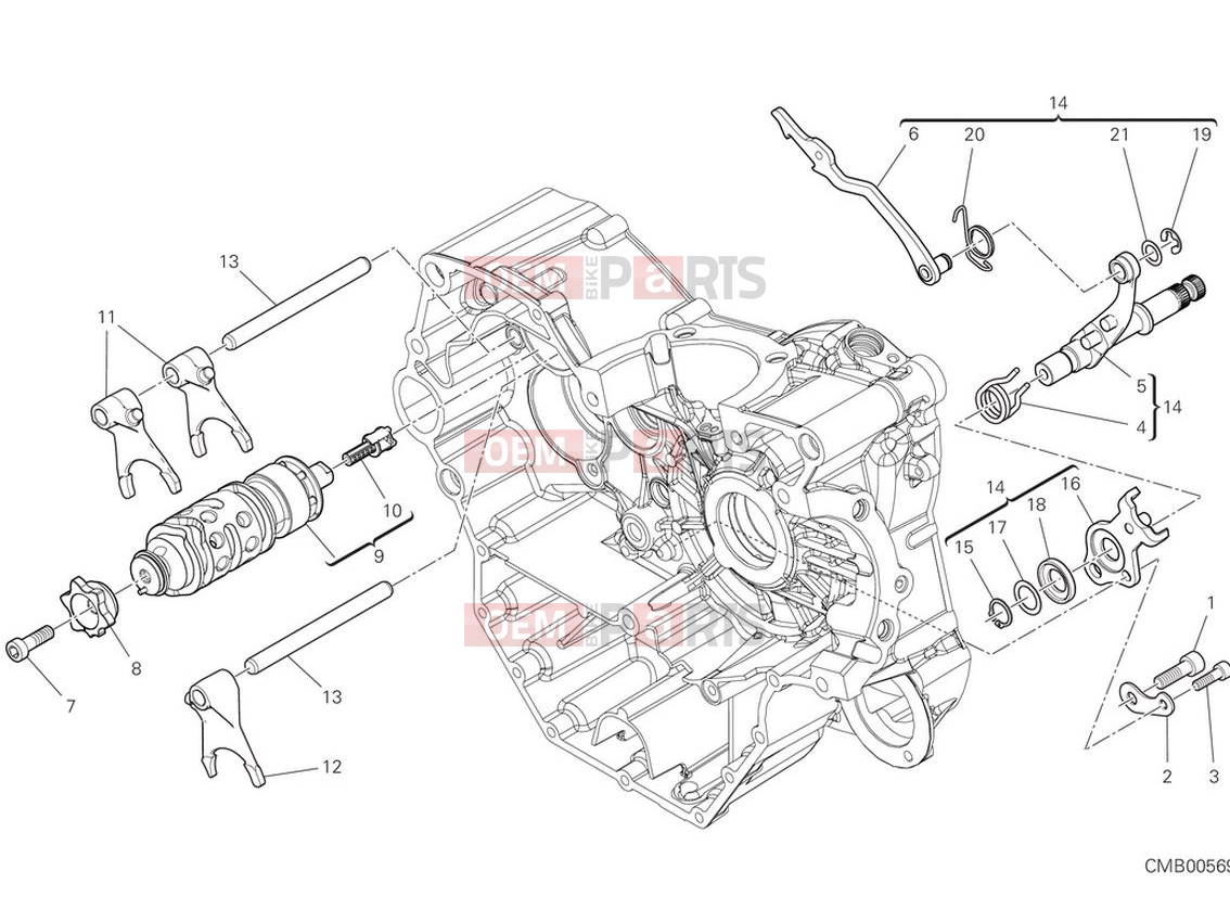 DUCATI 2022 Monster Shift Cam & Forks