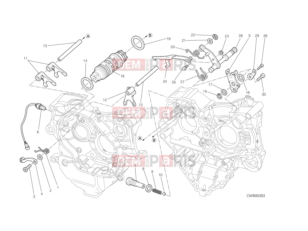 DUCATI 2013 Diavel Strada GEARCHANGE CONTROL