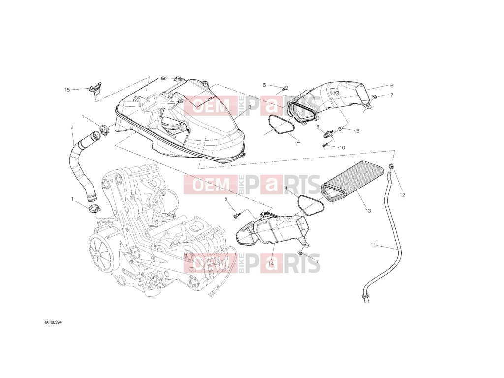 DUCATI 2013 Diavel Strada INTAKE