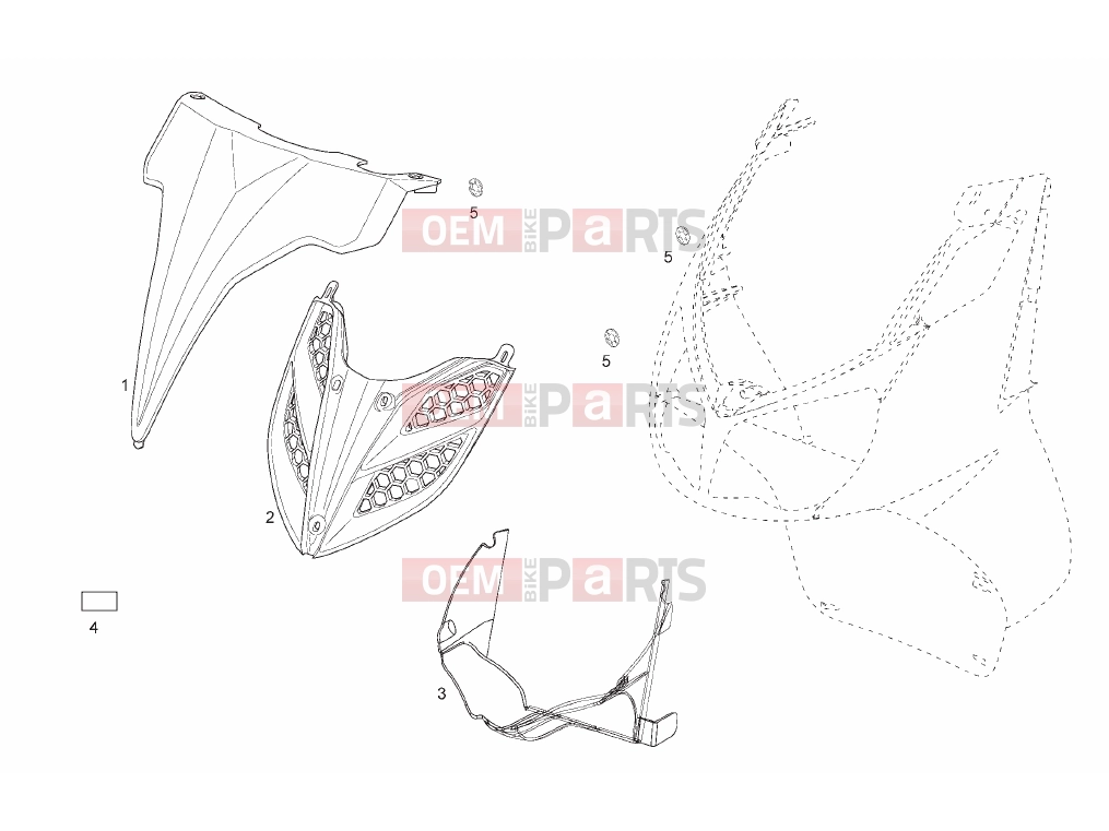derbi Rambla 125-250 Alkatrész » front shield