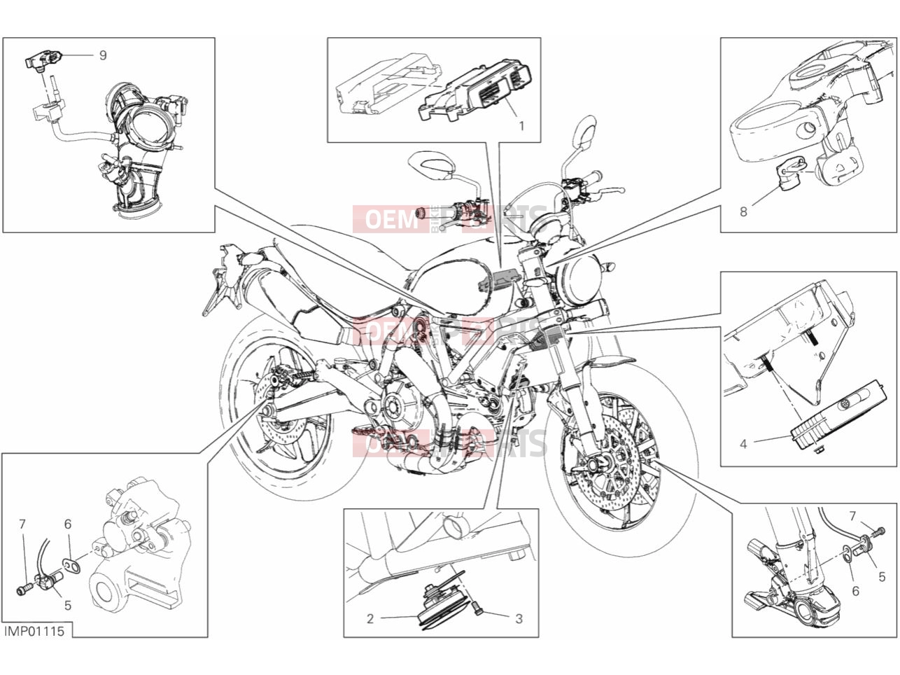 DUCATI 2019 Scrambler 1100 ELECTRICAL DEVICES
