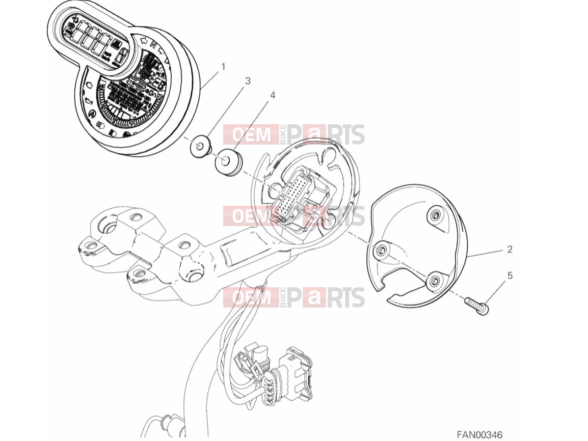 DUCATI 2019 Scrambler 1100 INSTRUMENT PANEL