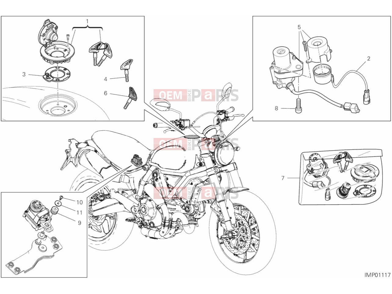 DUCATI 2019 Scrambler 1100 ELECTRICAL DEVICES 2