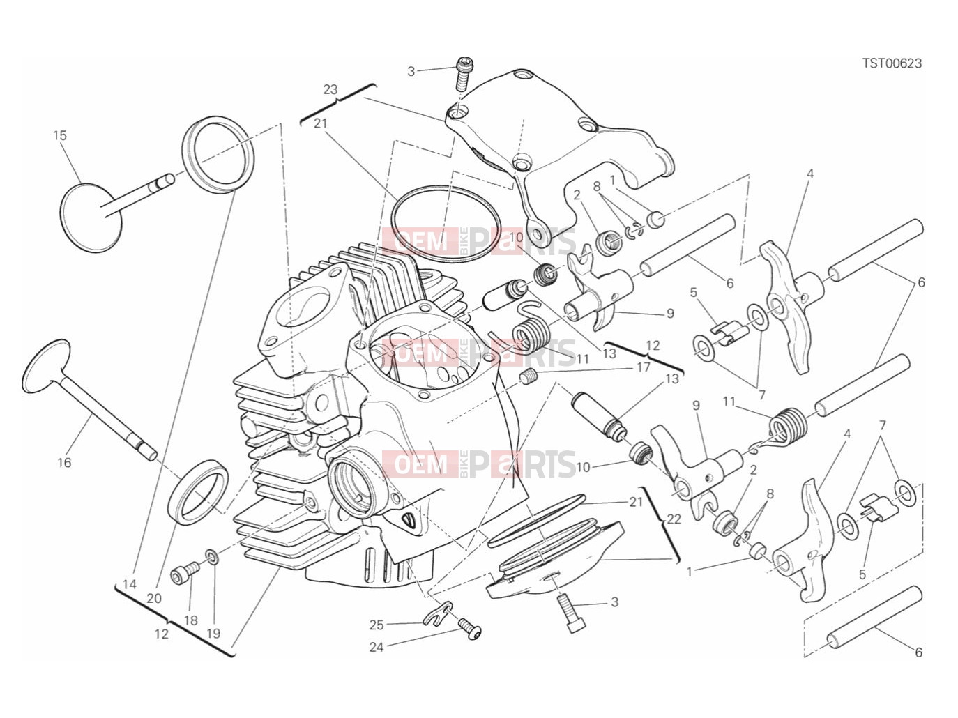 DUCATI 2019 Scrambler 1100 HORIZONTAL HEAD