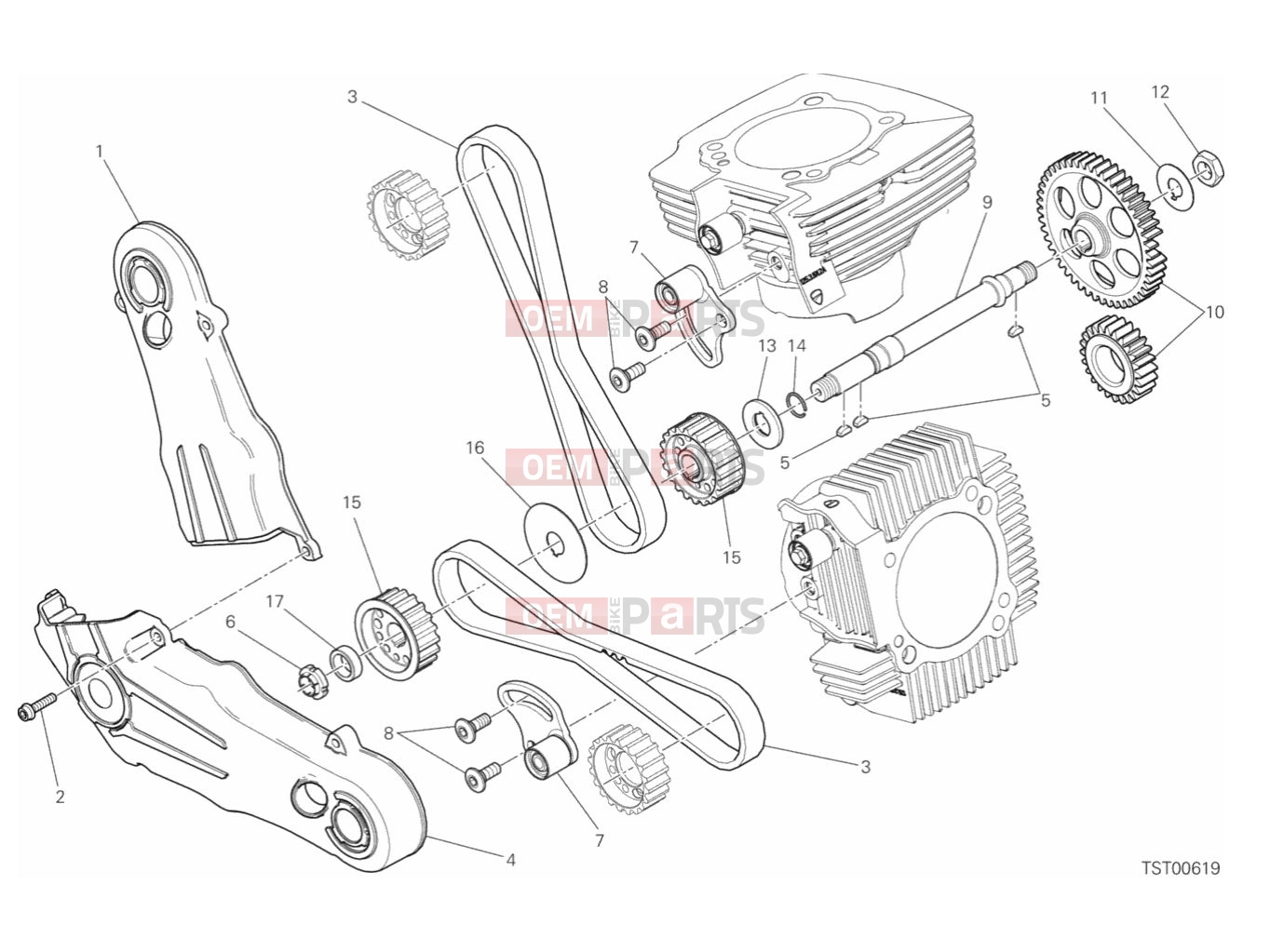 DUCATI 2019 Scrambler 1100 TIMING SYSTEM