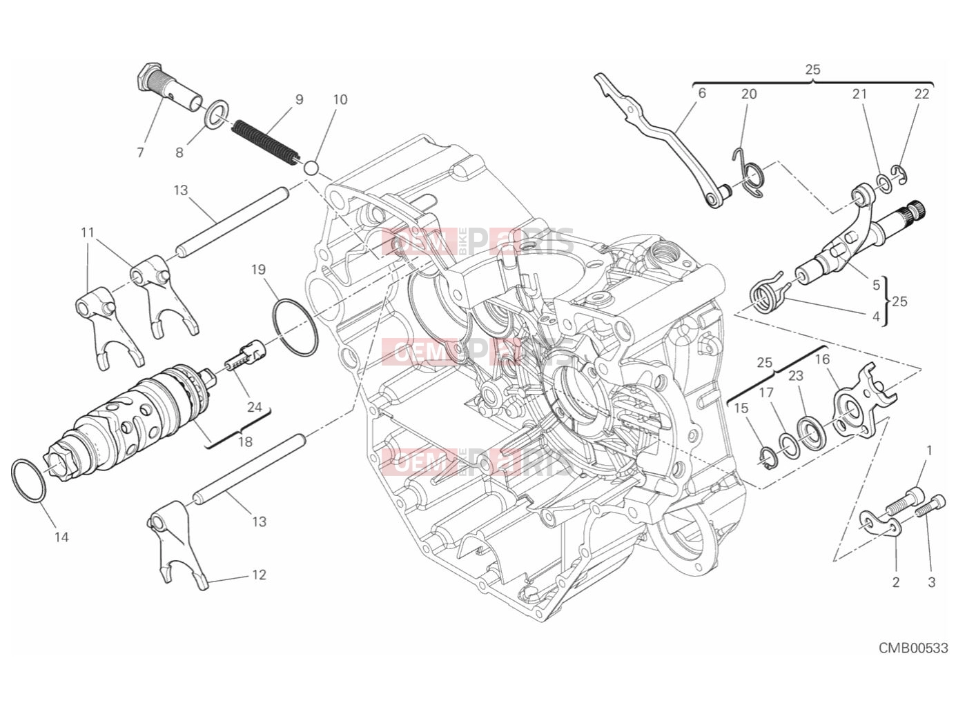 DUCATI 2019 Scrambler 1100 SHIFT CAM & FORK