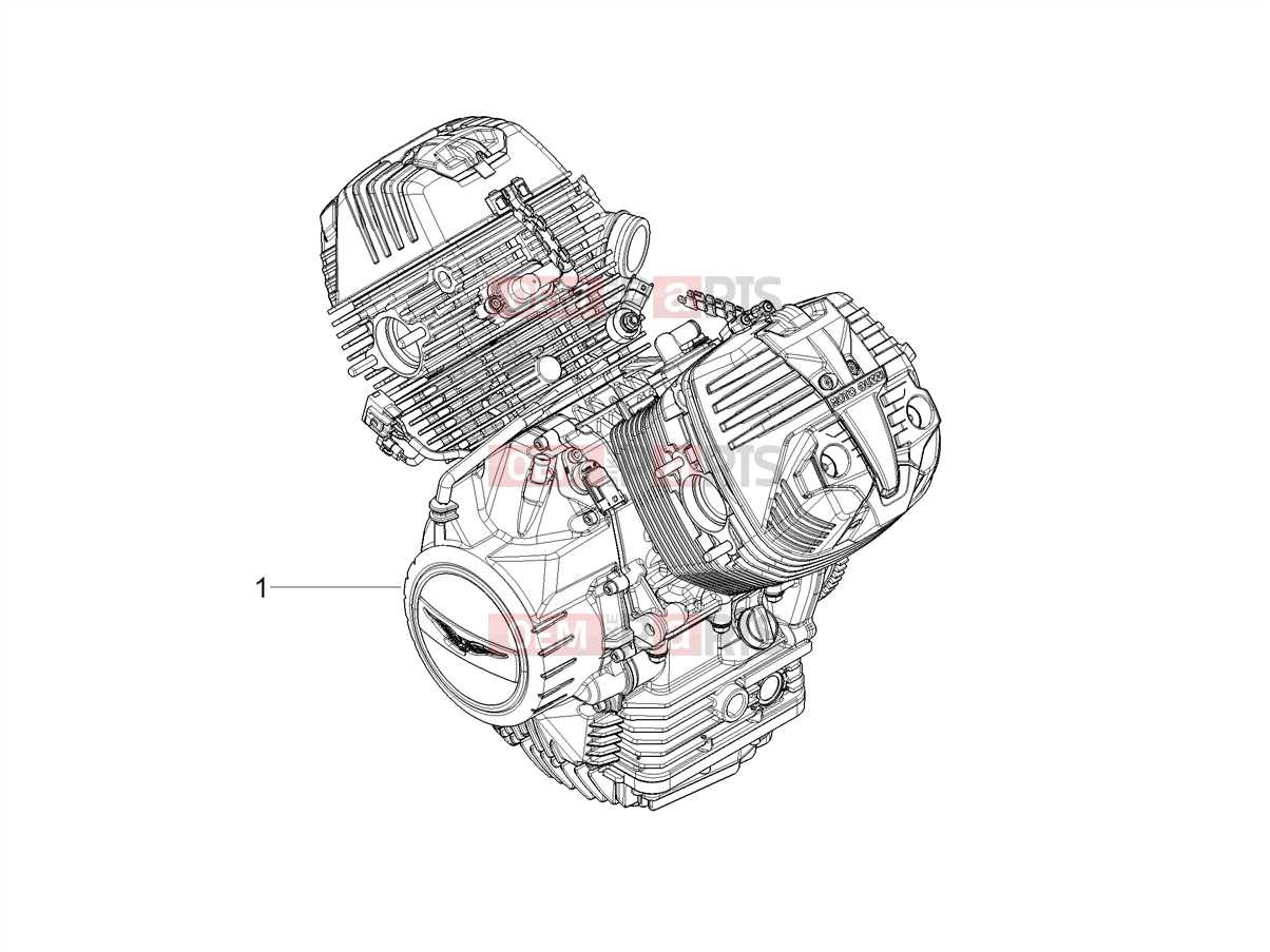 MOTOGUZZI V85 TT Strada E5+ (AU, JP) Engine » Engine-Completing part-Lever