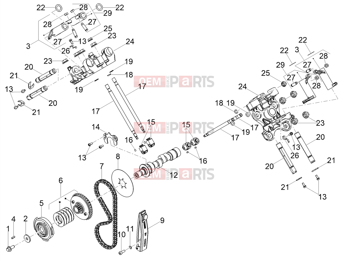 MOTOGUZZI V85 TT Strada E5+ (AU, JP) Engine » Timing system