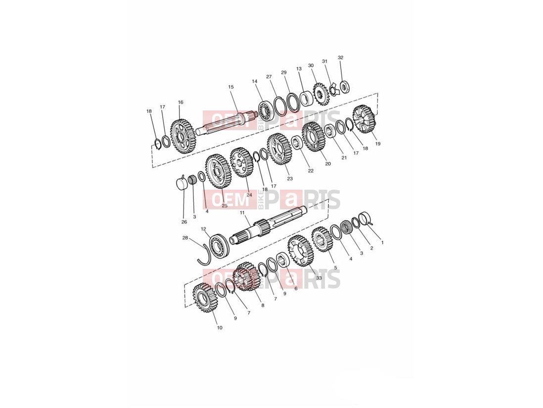 Triumph 2002 THUNDERBIRD Transmission  » ENG NO 107968