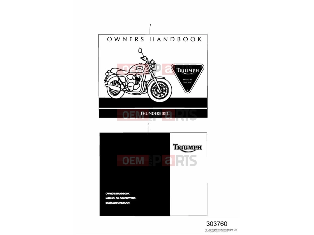 Triumph 2002 THUNDERBIRD Owners Handbook  » 29155