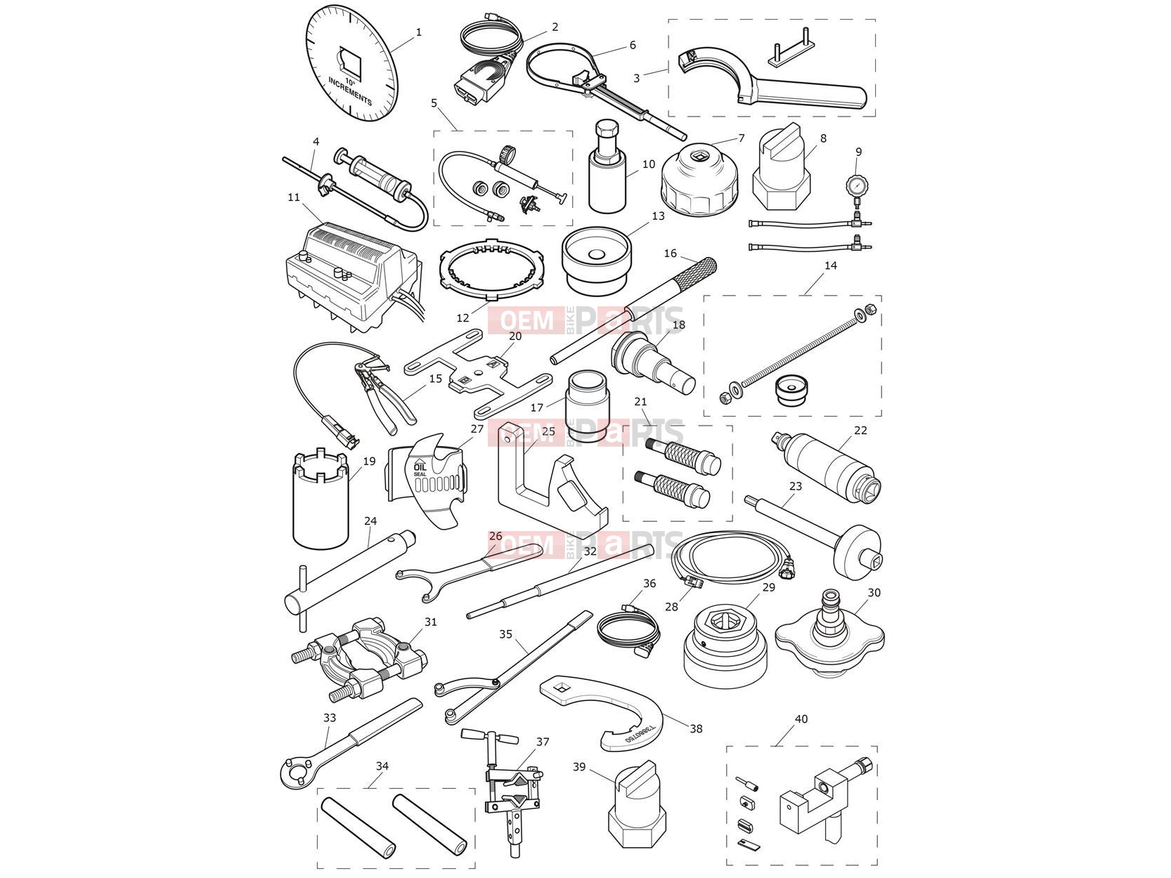 Triumph 2024 Scrambler 900 Service Tools