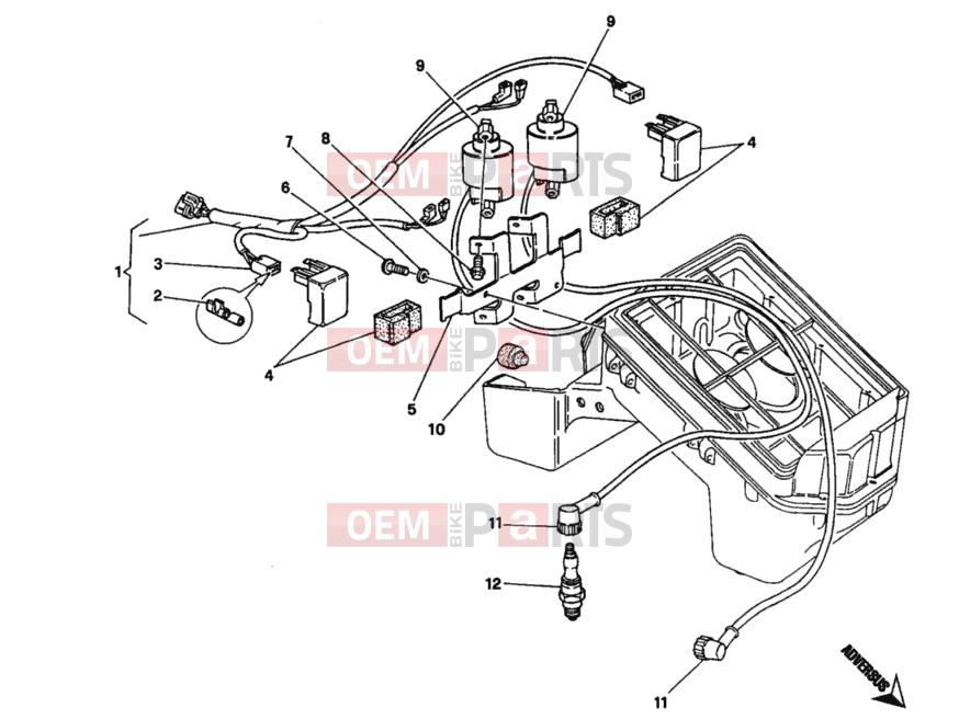 DUCATI 1997 Monster 600 IGNITION COIL » IGNITION SYSTEM
