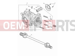 Triumph 2023 Rocket 3 GT Final drive unit