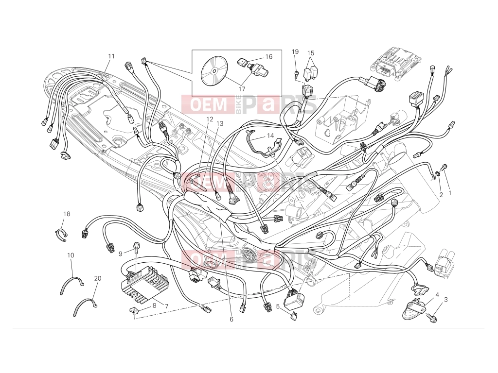 DUCATI 2009 Monster 1100 S Electrical system