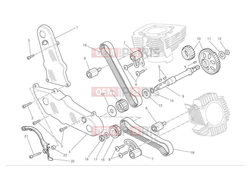 DUCATI 2009 Monster 1100 S Timing system