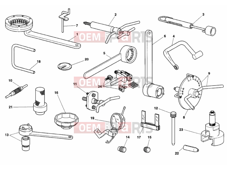 DUCATI 1997 Monster 750 WORKSHOP SERVICE TOOLS » SPECIAL TOOLS
