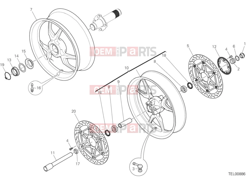 DUCATI 2015 Multistrada 1200 S Touring WHEELS