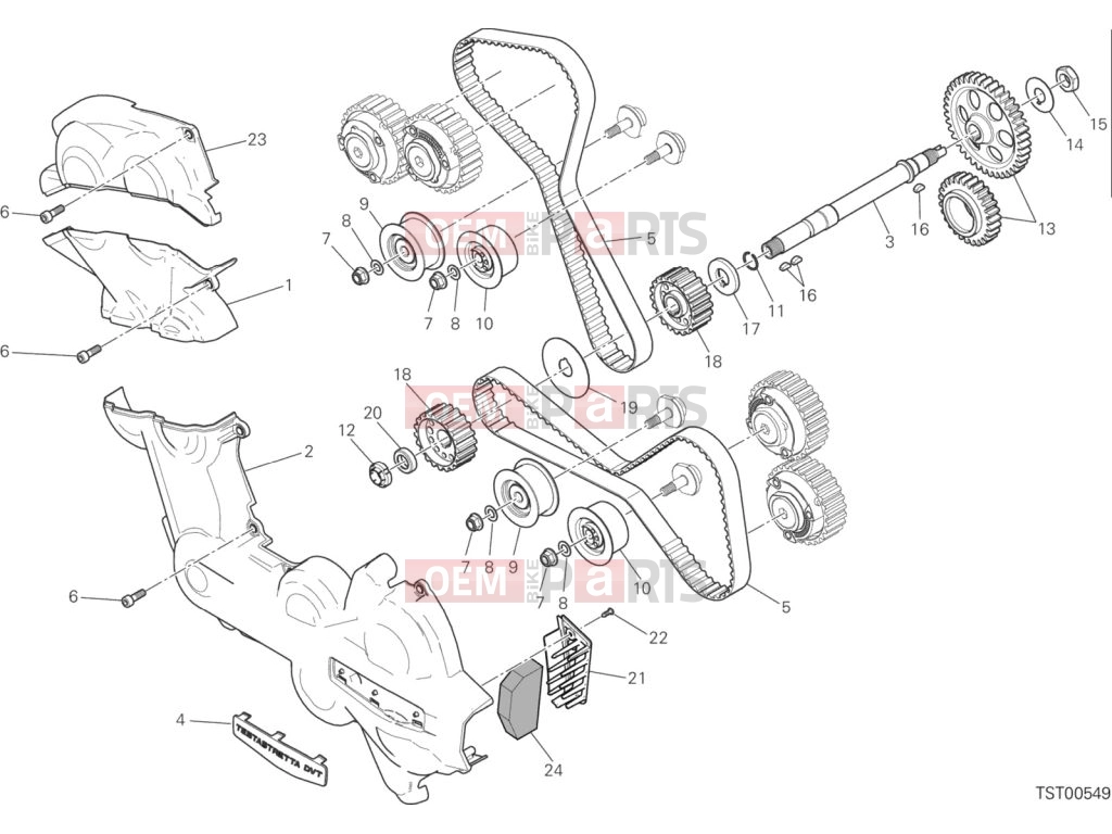 DUCATI 2015 Multistrada 1200 S Touring TIMING SYSTEM