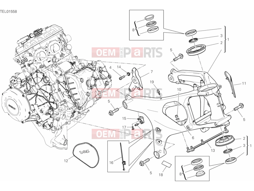 DUCATI 2021 Panigale V4 SP Frame