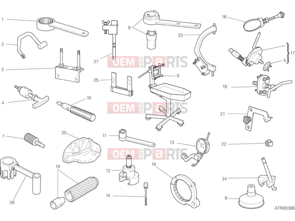 DUCATI 2020 Scrambler Cafe Racer Workshop Service Tools (Engine)