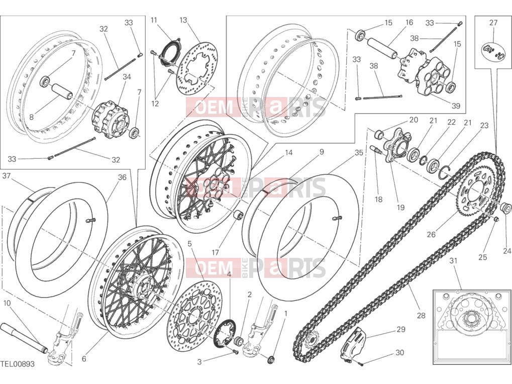 DUCATI 2016 Scrambler Classic FRONT AND REAR