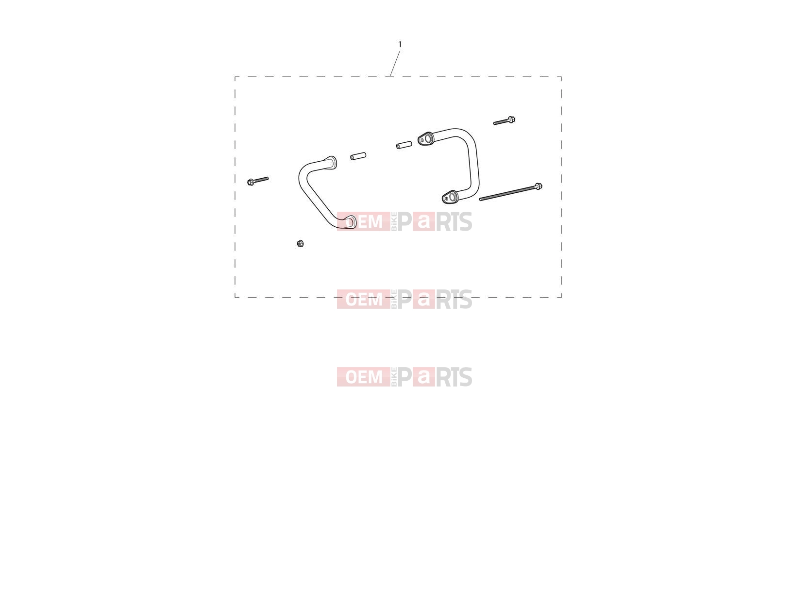 Triumph 2024 Scrambler 400 X Upper Engine Bars
