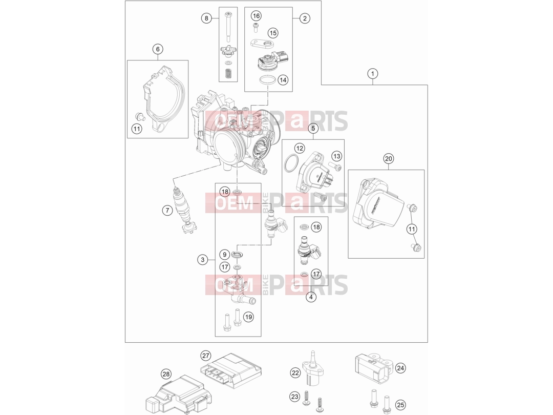 KTM  THROTTLE BODY|Engine|41
