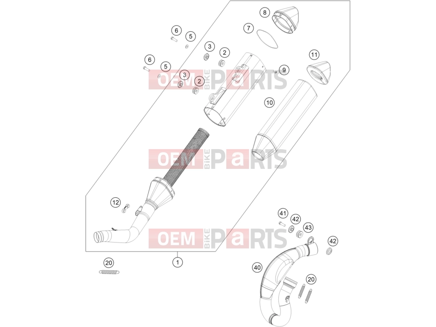 KTM  EXHAUST SYSTEM|Frame|05