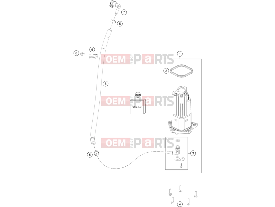 KTM  FUEL PUMP|Frame|07