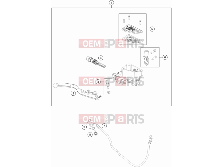 KTM  FRONT BRAKE CONTROL|Frame|13