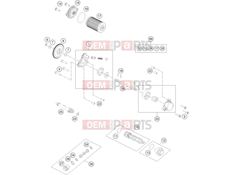 KTM  LUBRICATING SYSTEM|Engine|38
