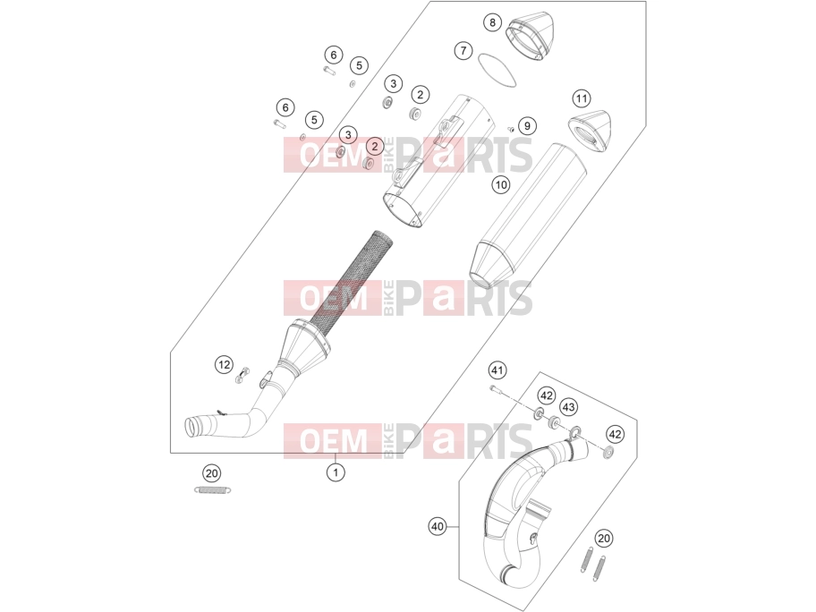 KTM  EXHAUST SYSTEM|Frame|05
