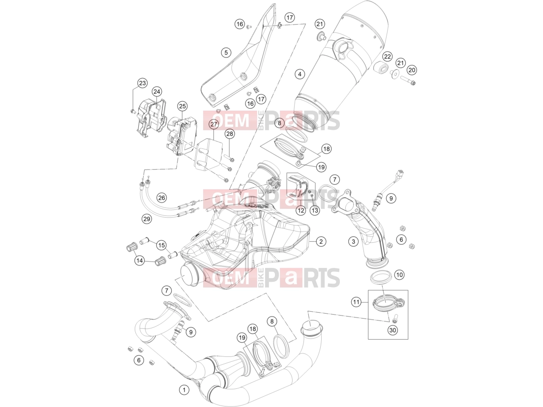 KTM  EXHAUST SYSTEM|Frame|05