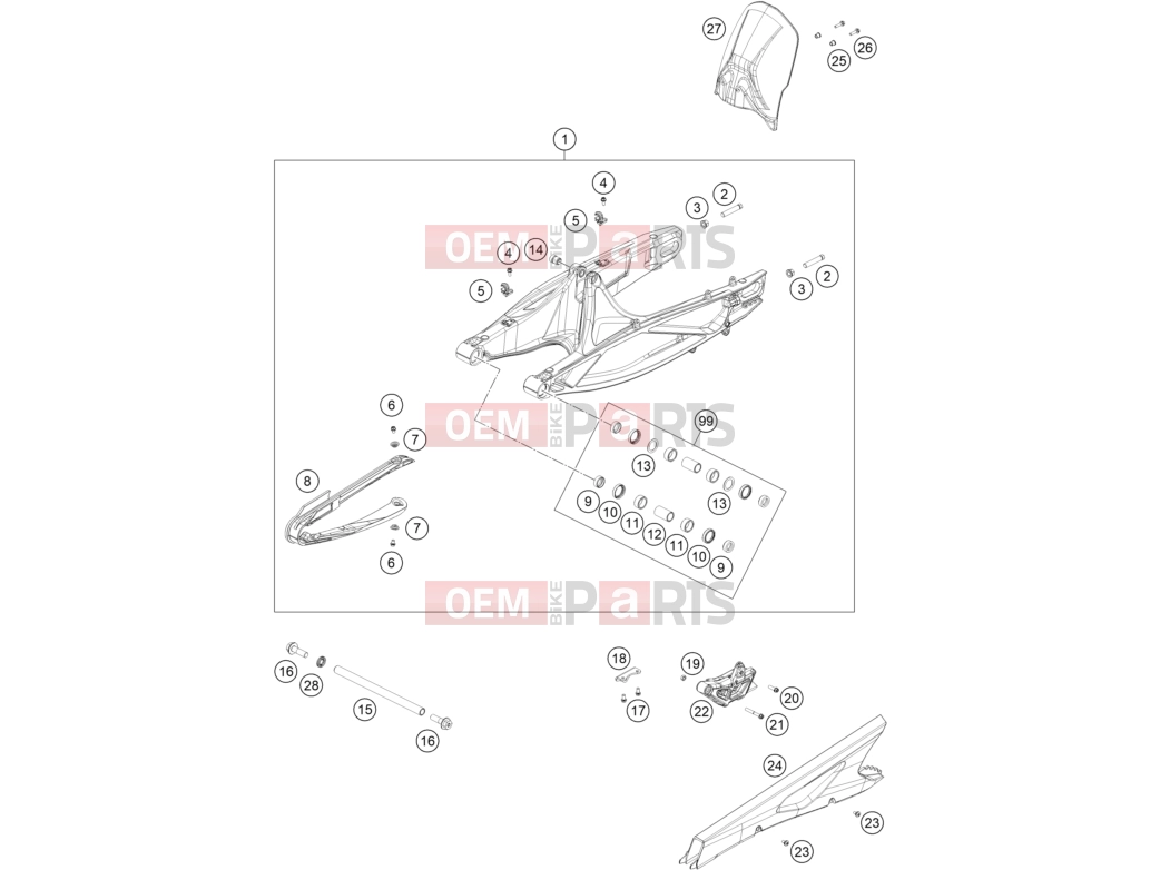 KTM  SWING ARM|Frame|04