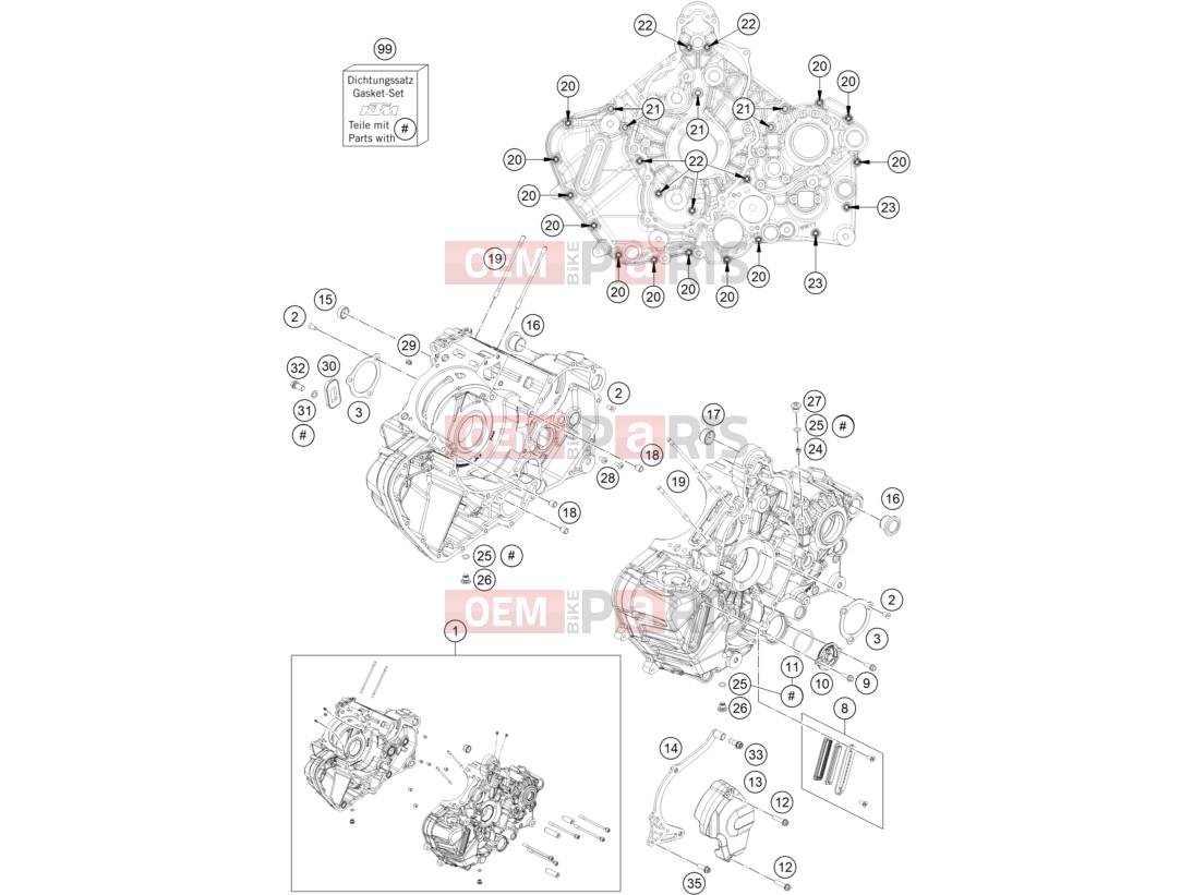 KTM  ENGINE CASE|Engine|30