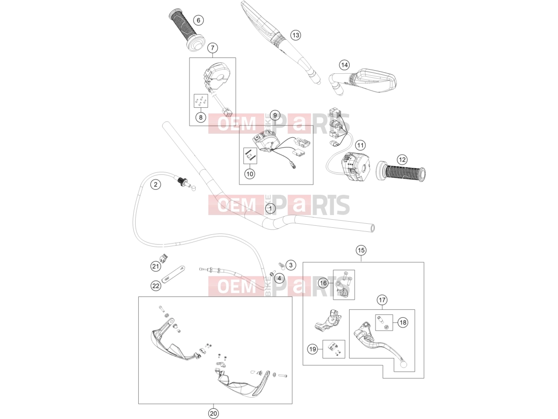 KTM  HANDLEBAR, CONTROLS|Frame|02