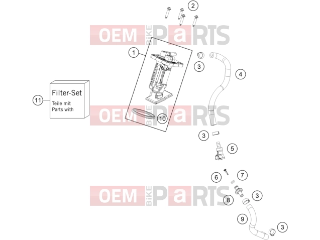 KTM  FUEL PUMP|Frame|07