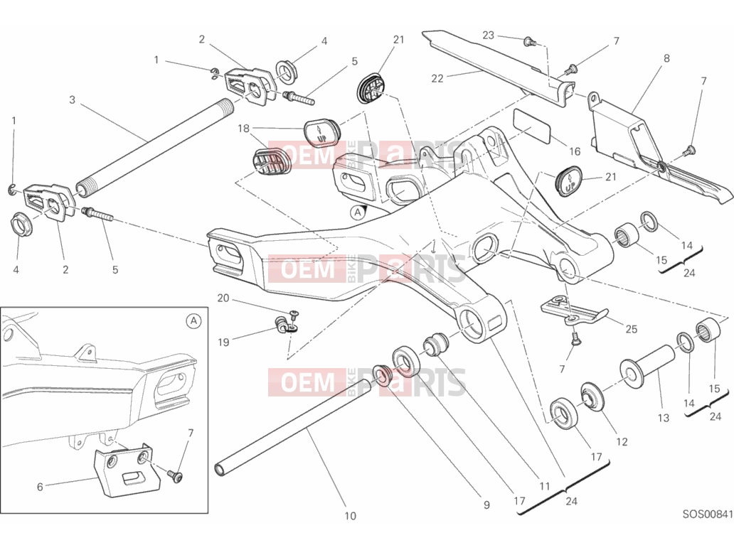 DUCATI 2017 Scrambler Desert Sled SWINGARM