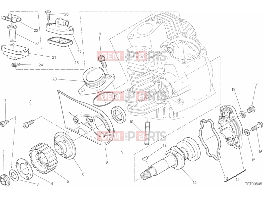 DUCATI 2017 Scrambler Desert Sled HEAD HORIZONTAL - DISTRIBUTION