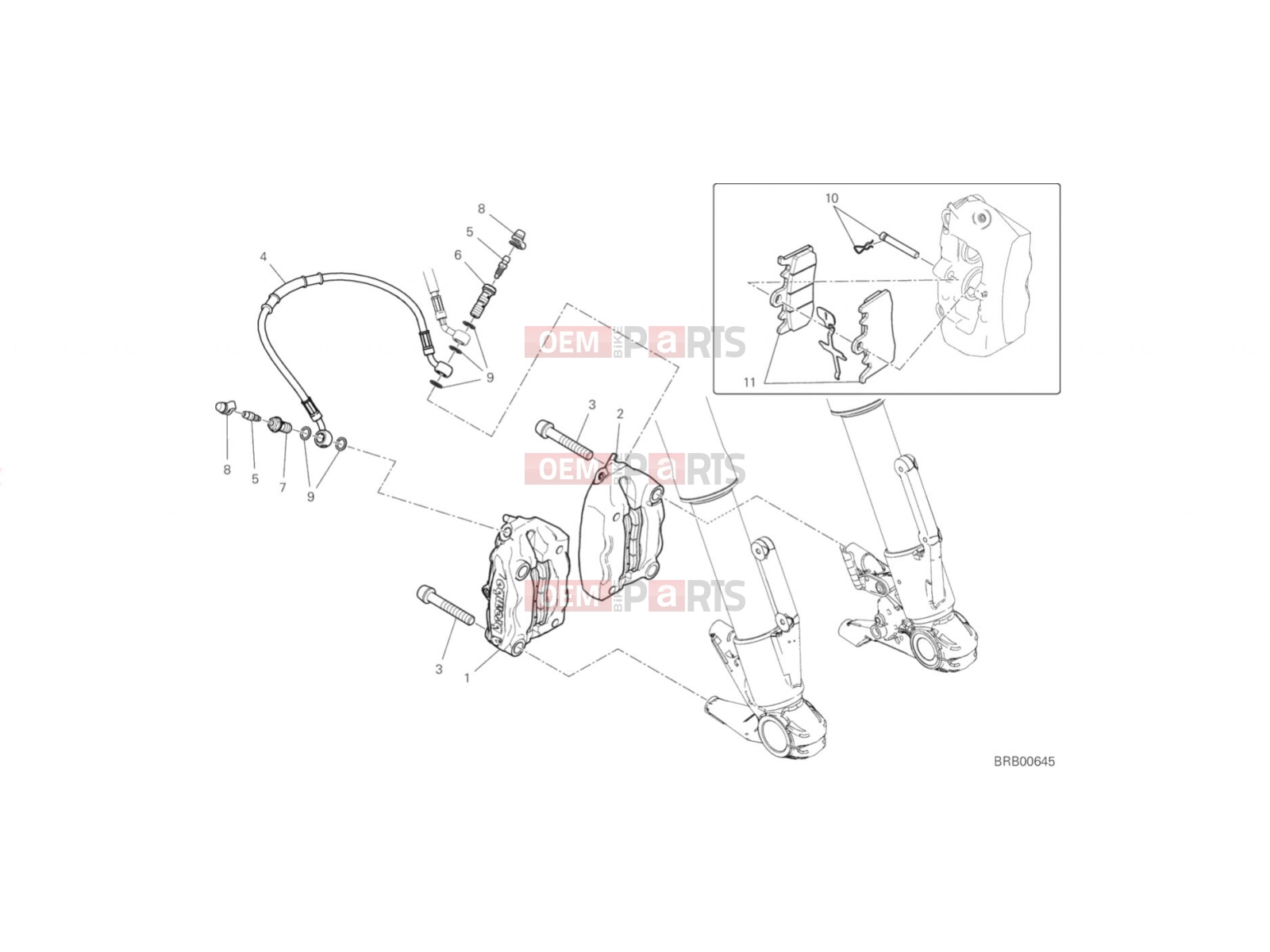 DUCATI 2018 Scrambler 1100 Special FRONT BRAKE SYSTEM