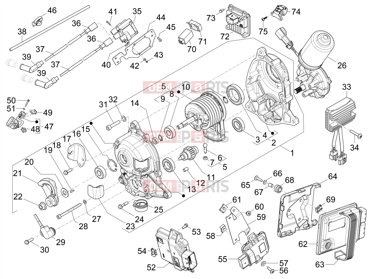 On CM179305 - Screw (M6x25) exploded view