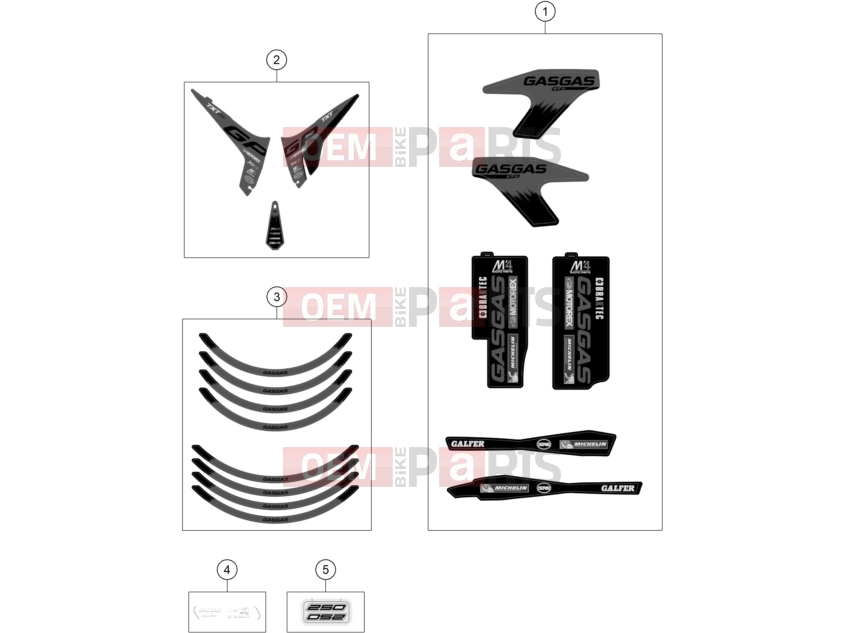 GASGAS  DECAL|Frame|08