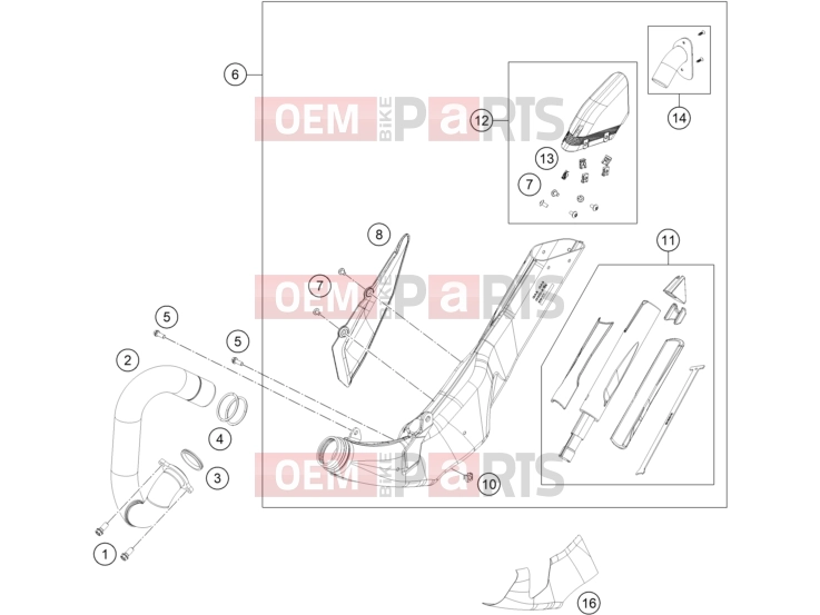GASGAS  EXHAUST SYSTEM|Frame|05