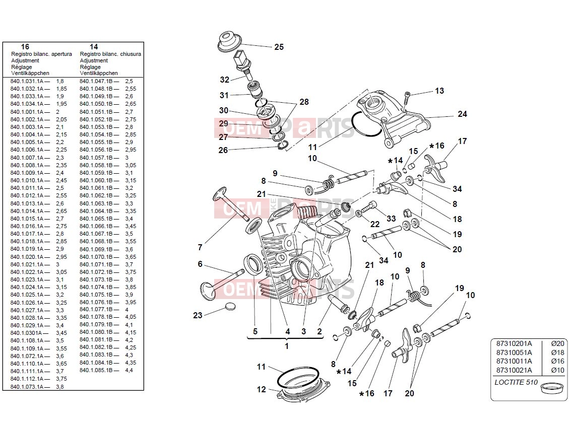 DUCATI 2003 Monster 1000 S HORIZONTAL HEAD