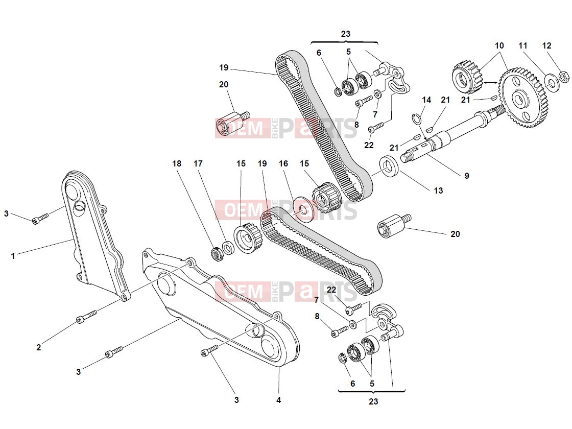DUCATI 2003 Monster 1000 S TIMING