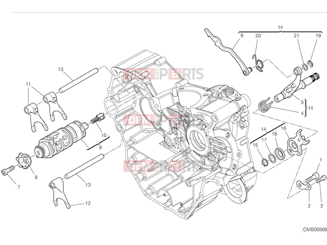 DUCATI 2023 Monster SP Shift cam & fork